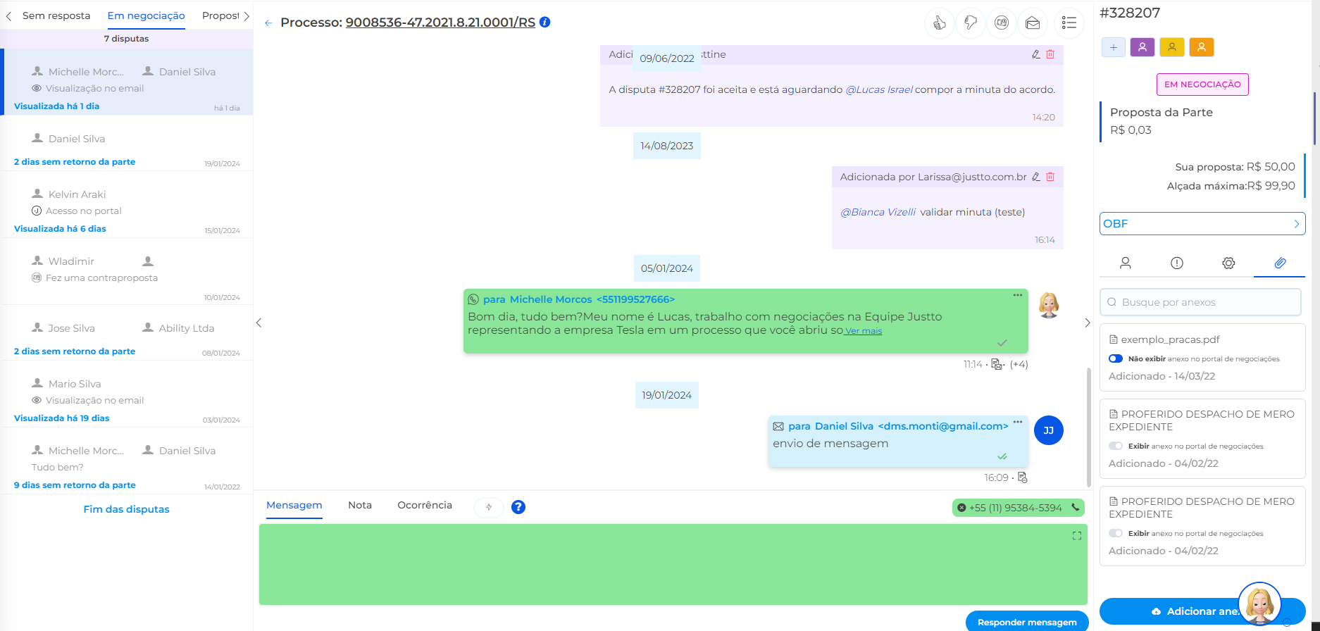 Software gerenciando acordos. Software gerenciando acordos.