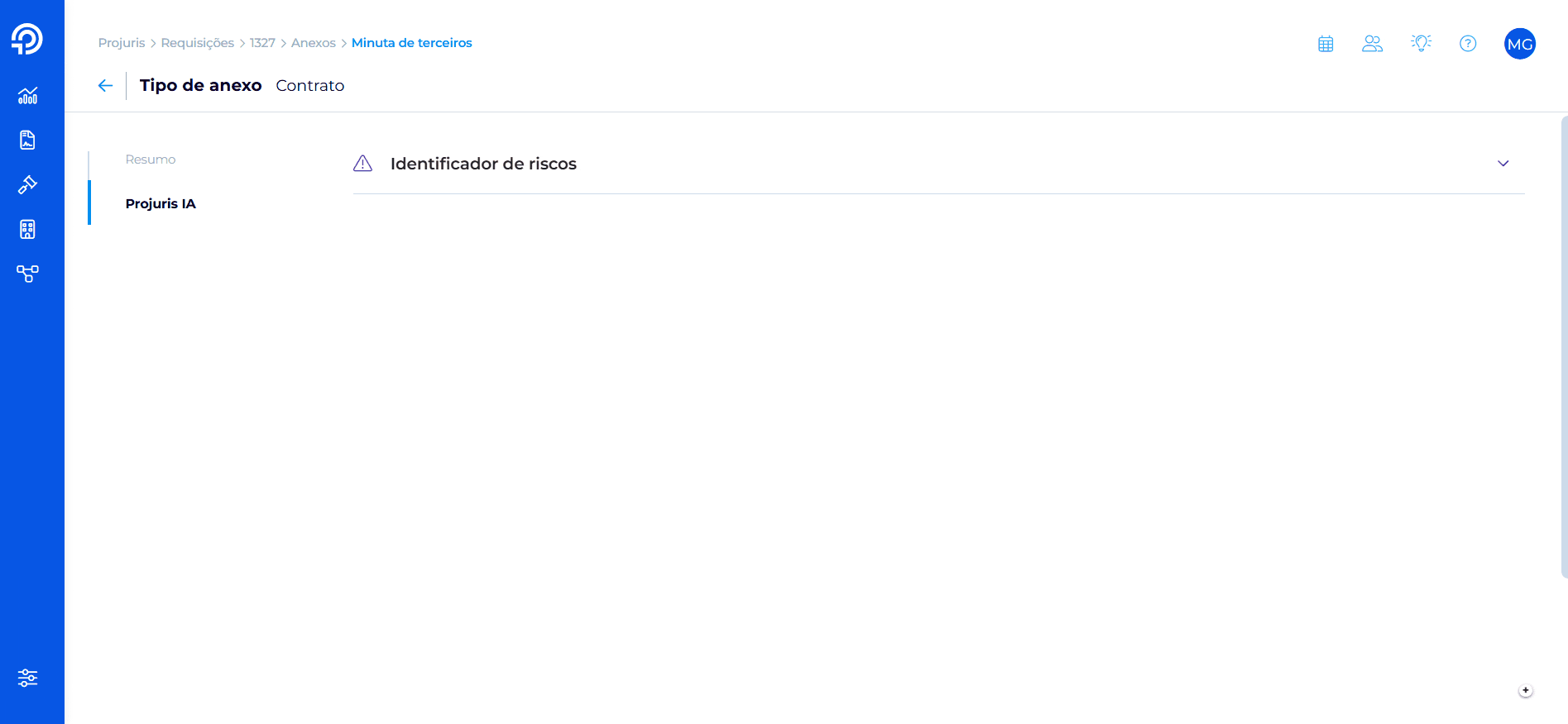 Identificação de Riscos em Contratos