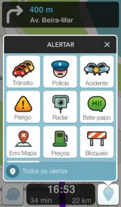 Waze para sair do escritório em segurança