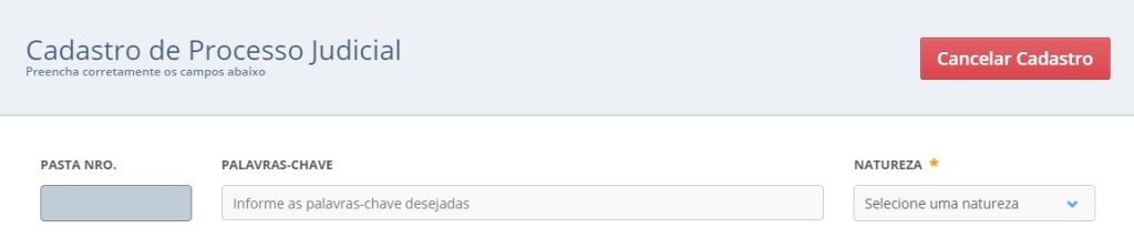 Software juridico - modulo processos 2