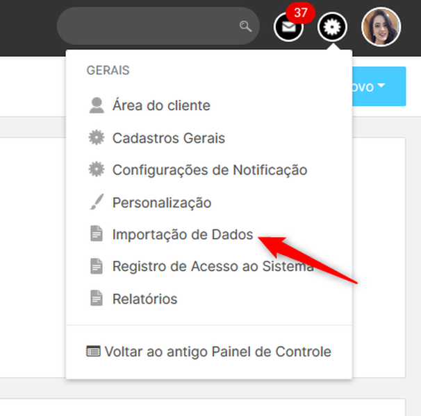 migração de dados em software jurídico