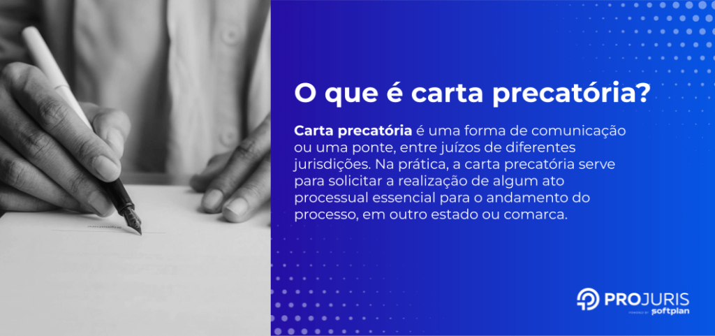 signficado e definição de carta precatória