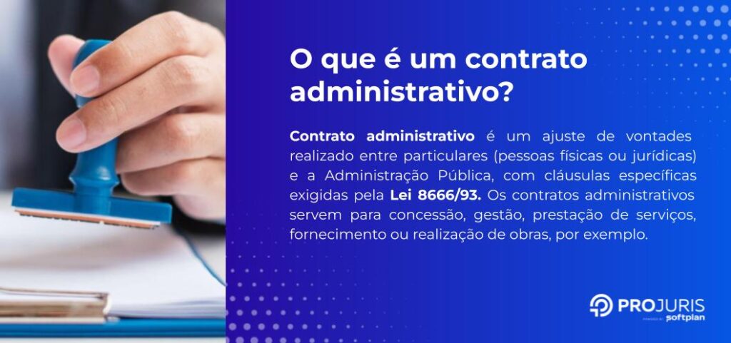 conceito do que é contrato administrativo