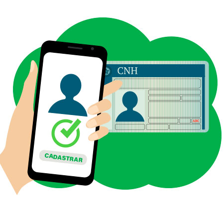 Cadastre clientes fotografando sua CNH
