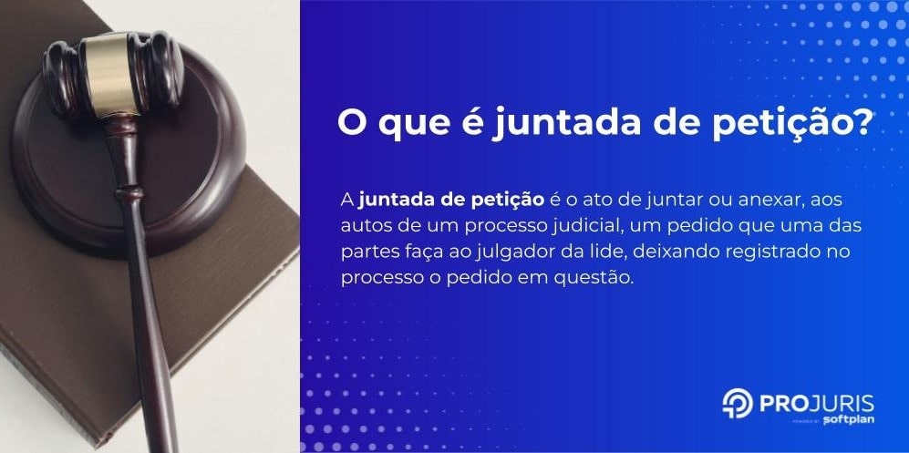 o que é juntada de petição significado